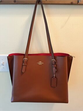Coach Leather Tan Tote